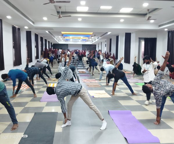 Yoga Training Camp in Hindustan College, Coimbatore on 01.07.2024