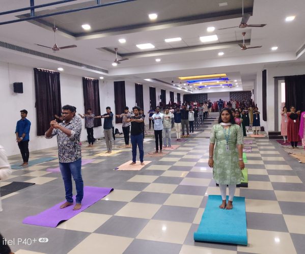 Yoga Training Camp in Hindustan College, Coimbatore on 01.07.2024