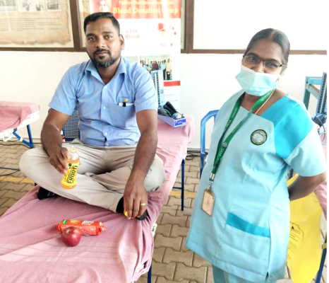 Blood Donation camp on 21.06.2024
